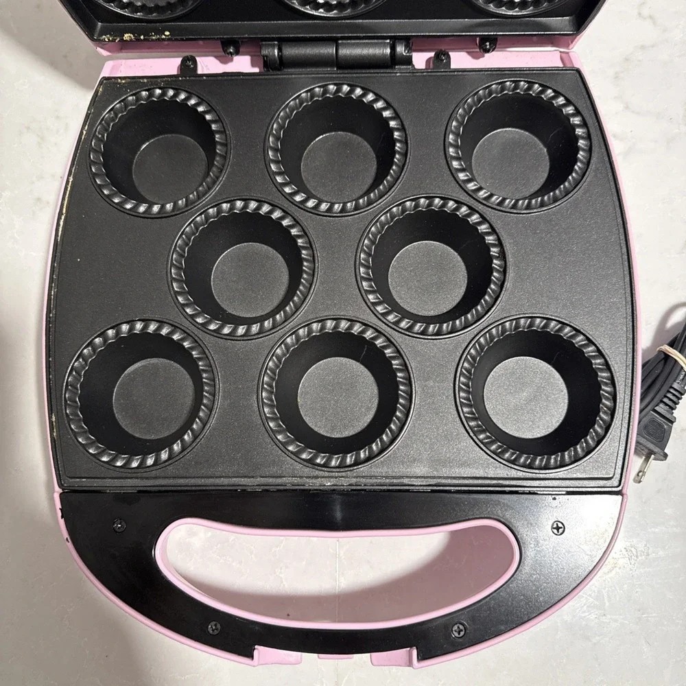 Babycakes 12 Full Size Cupcake Maker, Pink, Nonstick automatic Birthday holidays